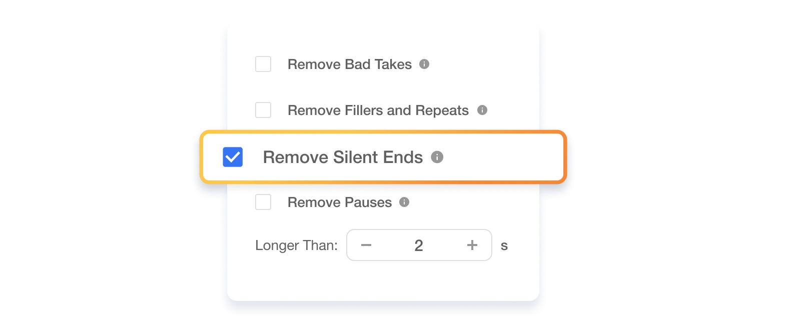 Video Auto Cut - Remove Silent Ends to enhance your video content by automatically trimming unnecessary silence at the end of recordings.