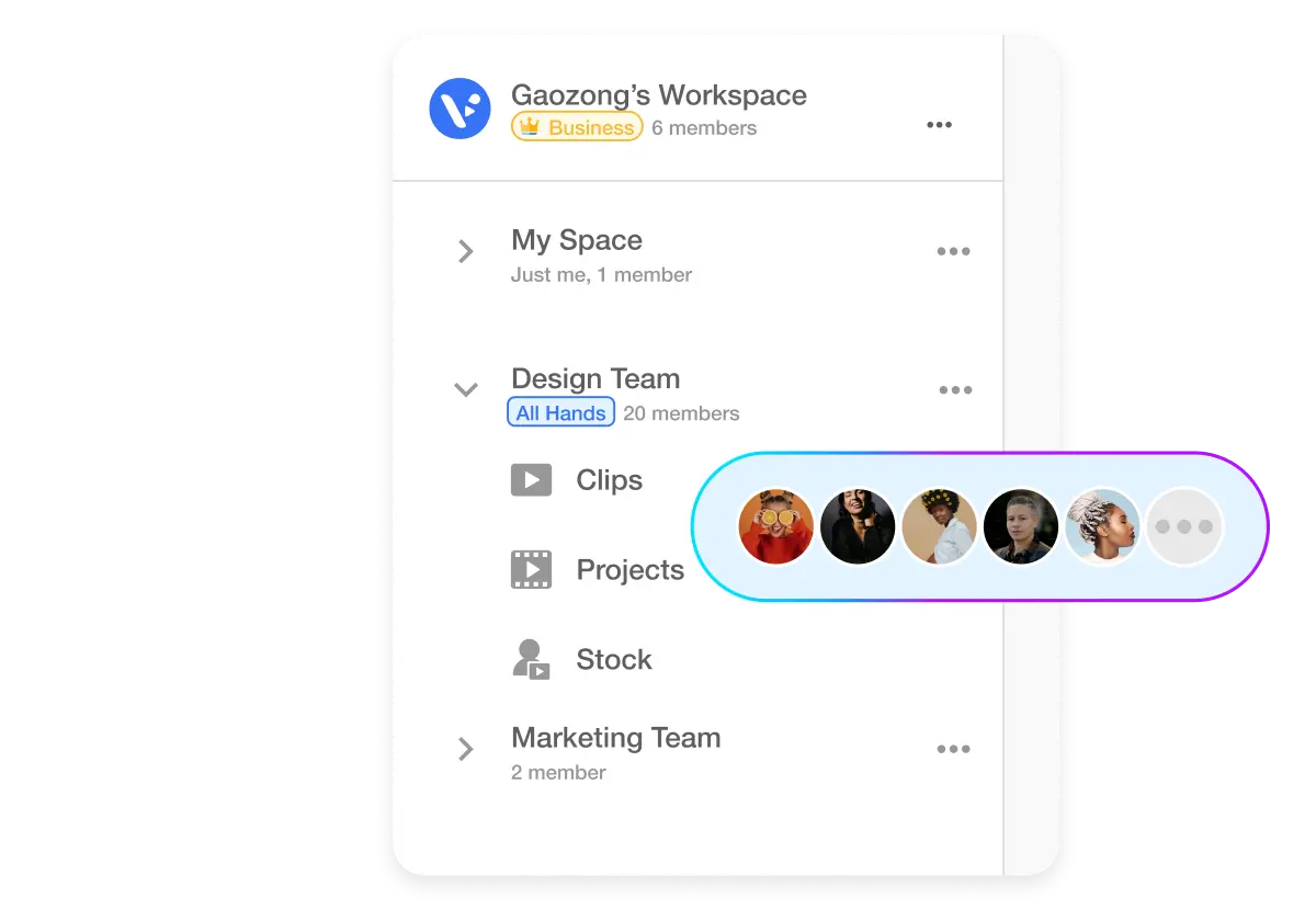 Collaborative workspaces for enterprise teams to manage projects and teams securely in Visla