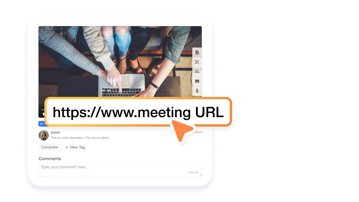 Visla's Zoom integration feature allows you to share meeting insights and highlights with your team through Workspaces and Teamspaces, ensuring everyone stays aligned.