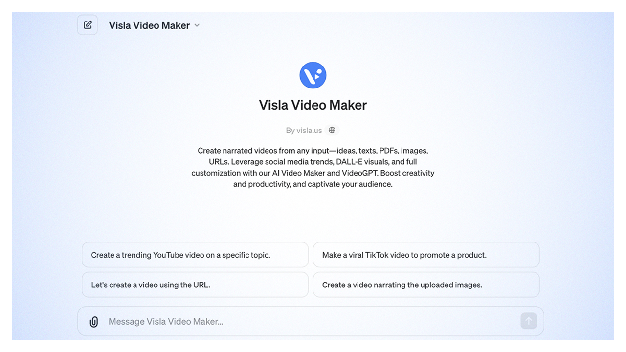 Unleashing AI Video Creation with the Visla Video Maker GPT