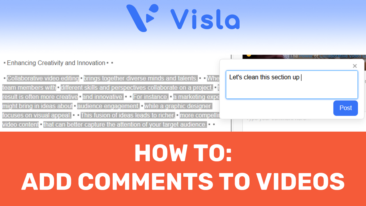 How to Use a Video Commenting Tool