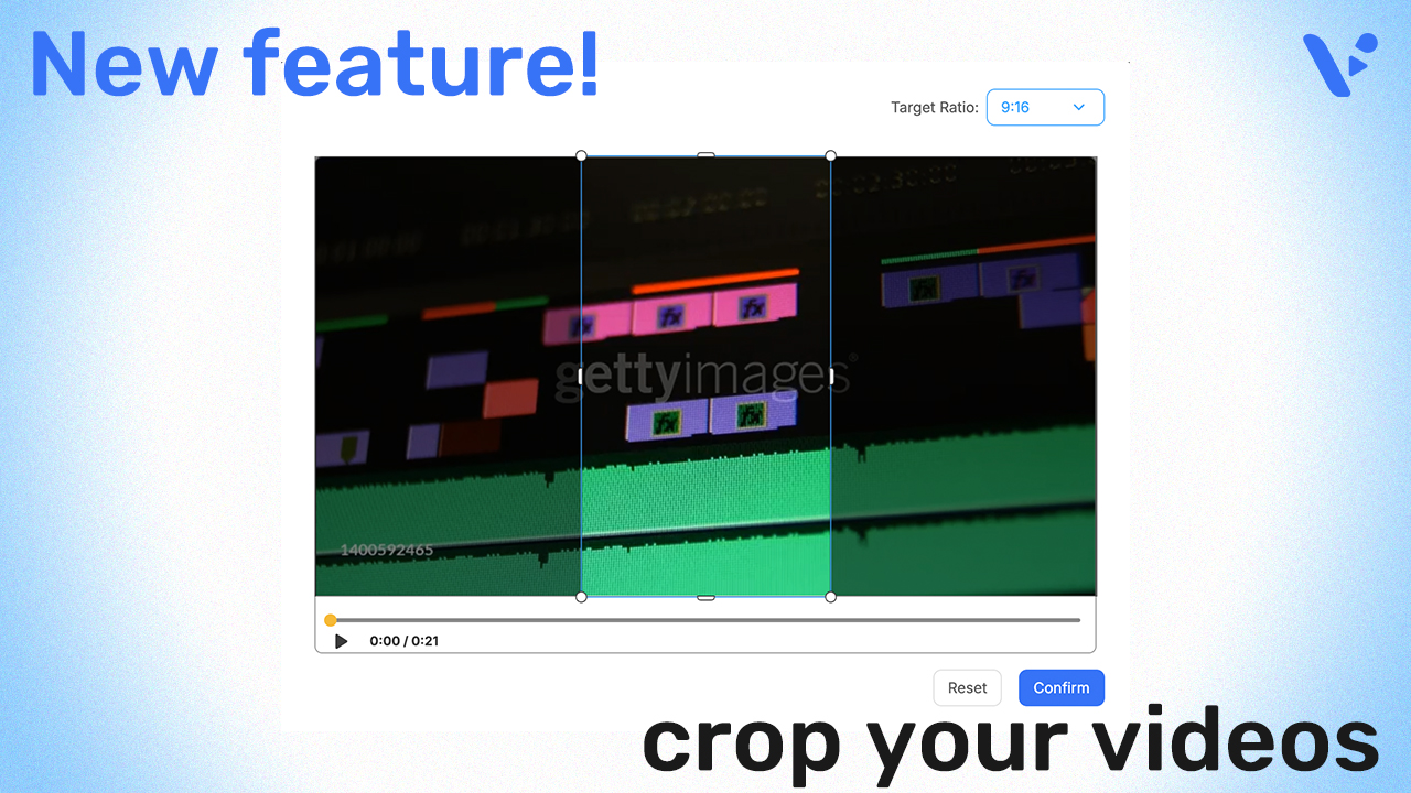 Crop Your Video Online with Visla