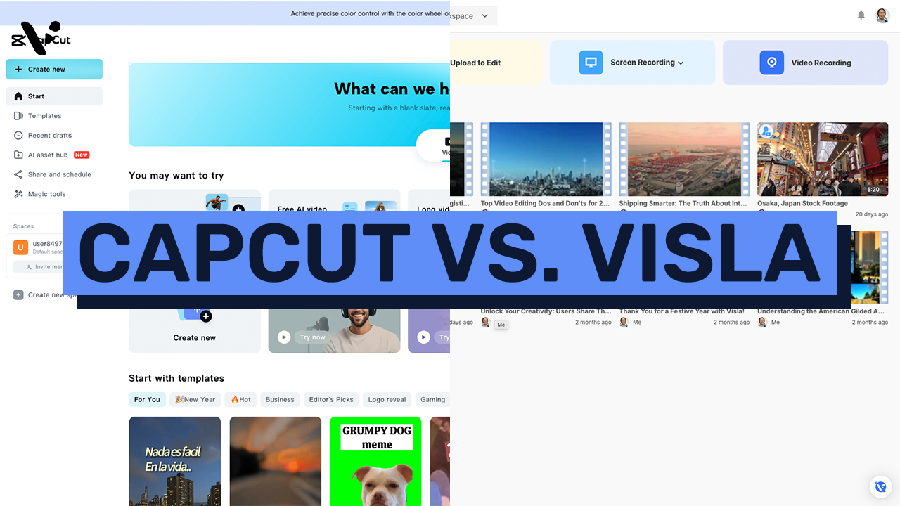 Visla vs. CapCut: Which Video Editing Tool is Right for You?